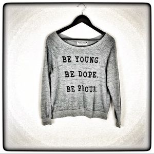 Project Social Womens Large Pullover Gray